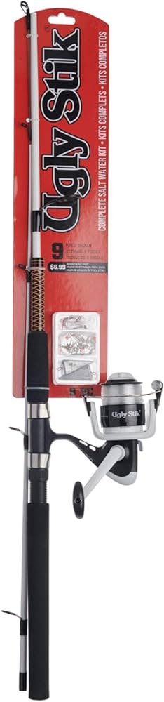 Amazon.co.jp: Ugly Stik 完全海水釣りリールとロッドキット